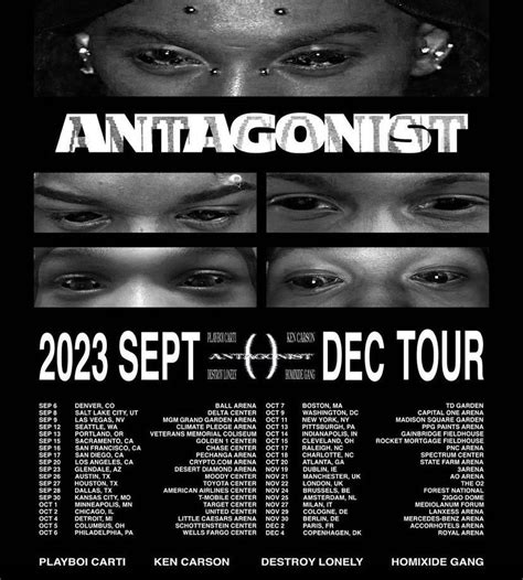 antagonist tour dates